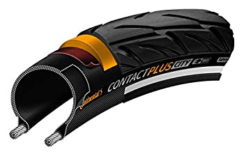 【中古】【インポート品・未当て嵌める】Continental Contact Plus City Reflex Urban鉄条ビーズ銀輪タイア 黒いこと