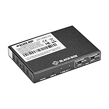 【中古】【輸入品・未使用】Black Box HDMI 2.0 4K60 1x2スプリッター