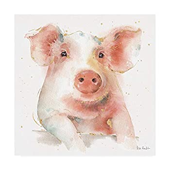 【中古】【輸入品・未使用】Trademark Fine Art Pig Farm Friends III by Lisa Audit, 24x24