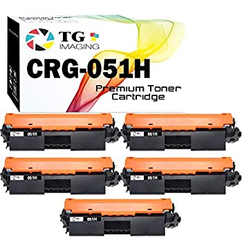 【中古】【インポート品・未当て嵌める】TG Imaging 取り替えっこ薬莢 051H トナーカートリッジ 5個容器に並べる 超高収率 Canon 051用