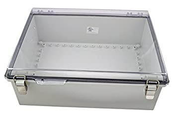 【中古】【インポート品・未当てはめる】Bud Industries ptq-11068-c IP 67?10?% マイコン衣料繊維水呑みHingedエンクロージャwithせつ然たる取りまかなう、薄墨色