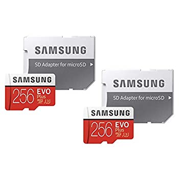 【中古】【輸入品・未使用】サムスン 256GB EVO Plus クラス10 UHS-I microSDXC U3 アダプター付き(MB-MC256GA) (2パック)