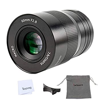 【中古】【輸入品・未使用】7artisans 60mm F2.8 APS-C マニュアルフォーカスマクロレンズ 富士フイルム X-A1 X-A10 X-A2 X-A3 A-at X-M1 XM2 X-T1 X-T10 X-T2 X-T20 X-Pro1