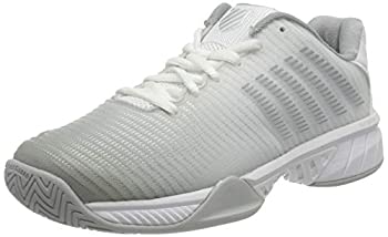 【中古】【輸入品・未使用】K-Swiss レディース ハイパーコート エクスプレス 2 テニスシューズ, ホワイト/ブラック, 9