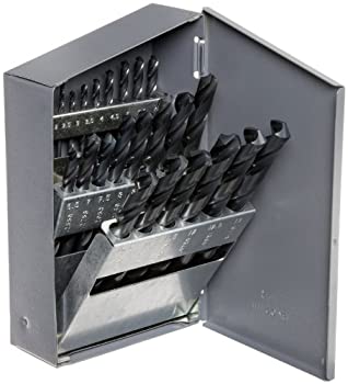 【中古】【輸入品・未使用】Chicago Latrobe 150 Series High-Speed Steel Jobber Length Drill Bit Set with Metal Case, Black Oxide Finish, 118 Degree Conventional Po｜スカイマーケットプラス