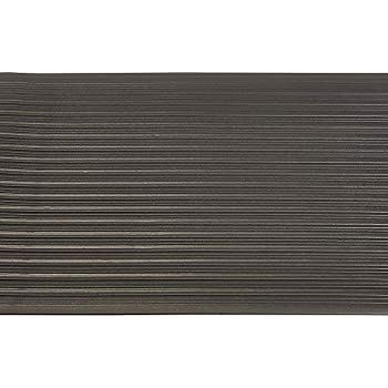 【中古】【輸入品・未使用】Genuine Joe 抗疲労マット ビニールフォーム ベベルエッジ 3 x 5フィート ブラック
