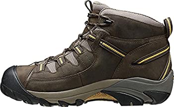 【中古】【輸入品・未使用】[キーン] トレッキングシューズ TARGHEE II MID WP ターギー ツー ミッド ウォータープルーフ メンズ ブラックオリーブ/イエロー 25.0 cm