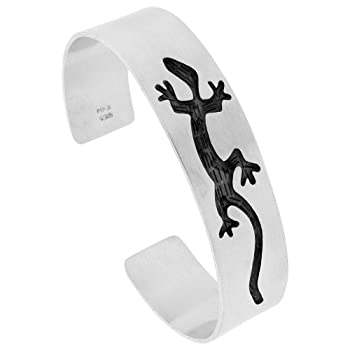 【中古】【輸入品・未使用】スターリングシルバーGecko CuffブレスレットSouthwesternホピデザインハンドメイド7.25インチ 44,713円