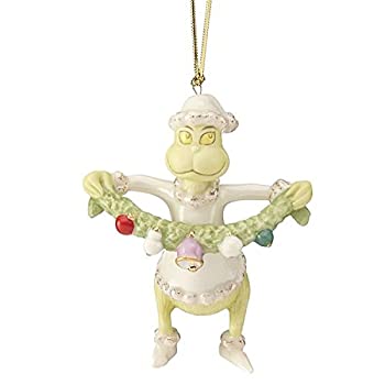 【中古】【輸入品・未使用】LenoxクリスマスDr Seuss GrinchガーランドオーナメントをつかみWho Stole