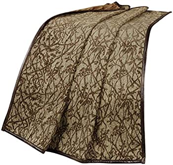 【中古】【輸入品・未使用】HiEnd Accents Paseo Road ハイランドロッジ リバーシブルスローブランケット 50x60インチ ツリーパターン 素朴なキャビン ウエスタンラグジュア|スカイマーケットプラス