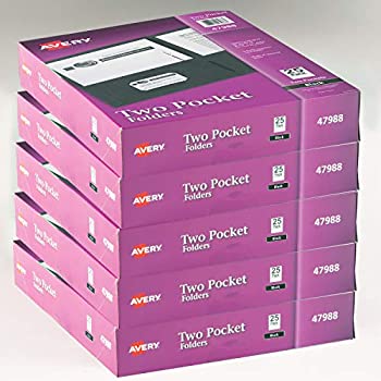 【中古】【輸入品・未使用】Avery 2ポケットフォルダ 5 pack