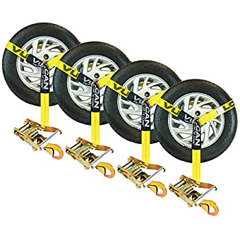 【中古】【インポート品・未当て嵌める】タイヤハーネスキットwithスナップフックラチェットの仕掛ける4