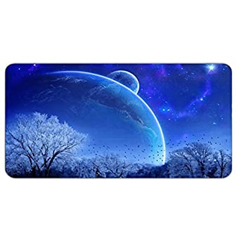 【中古】【輸入品・未使用】ll-coeur XXLコンピュータラップトップマウスパッドゲーム遊びマットStarry Skyオフィスデスクマット 800 x 400 x 3 mm ブルー｜スカイマーケットプラス 28,055円