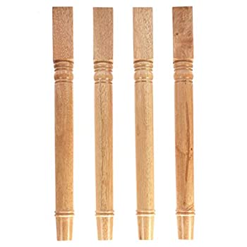 【中古】【輸入品・未使用】MYOYAY 農家用ダイニングテーブル脚4個セット 未完成のチャンキーターンレッグソリッドウッドファームスタイル脚 クリアニスコーティング DIY家｜スカイマーケットプラス 41,074円