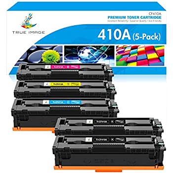 【中古】【インポート品・未当て嵌める】True Image 取り替えっこトナーカートリッジ 取り替えっこ用 HP 410A CF410A CF411A CF412A CF413A Laserjet Pro M477fnw M477fdw M477fdn M452dw M452北西 M452dn
