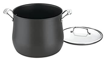 【中古】【輸入品・未使用】Cuisinart 6466-26 硬質アルマイト 12クォート 輪郭ステンレススチール 調理器具 ストックポット カバー付き