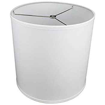 【中古】【輸入品・未使用】FenchelShades.com 円柱ドラムランプシェード 上部直径12インチ x 底部直径12インチ 米国製 (ホワイト)