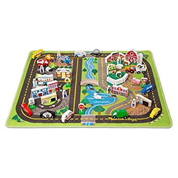 【中古】【輸入品・未使用】Melissa & Doug デラックスロードラグプレイセット|スカイマーケットプラス