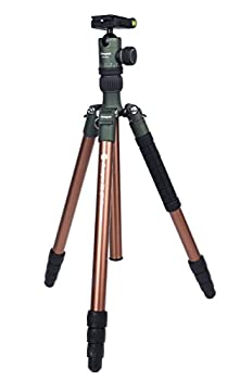 【中古】【輸入品・未使用】Fotopro 三脚 / 一脚 X-go Chameleon MATT GN 4段 25mm トラベル 中型 アルミ 自由雲台 マットグリーン 816818