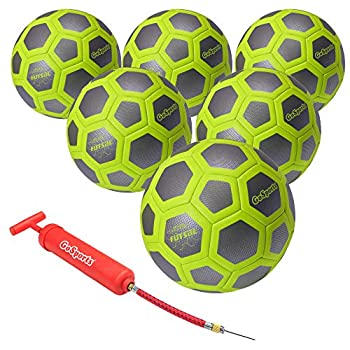 【中古】【インポート品・未当て嵌める】GoSports Elite フットサルボール 6個容器に並べる - 屋内または室外のフットサルゲームや訓練を受けるに至適 - シングルまたは6容器に並べるからより分ける - 揚水機付き添い人