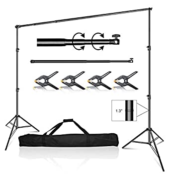 【中古】【インポート品・未当て嵌める】Emart 10 x 10フート フォトビデオスタジオ 高耐久 合わせる能力のある 周囲の状況幕サポートシステムキット 活動写真 メリンス周囲の状況照明ランプ キャリーバッグ付き添い人