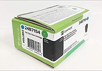 【中古】【インポート品・未当てはめる】Lexmark 24B7154 C2240 XC2235 Toner Cartridge (Cyan) インチ Retail Packaging