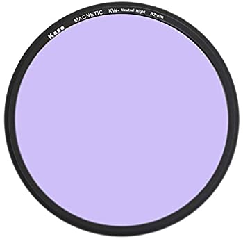 【中古】【輸入品・未使用】Kase Wolverine 82mm ニュートラルナイト 磁気 耐衝撃 強化光学ガラス ブロードバンド フィルター アダプター付き 光汚染 82