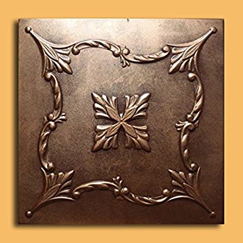 【中古】【輸入品・未使用】アンティーク天井Inc???Saratovブロンズブラウン???Styrofoam天井タイル(パッケージ10のタイル)