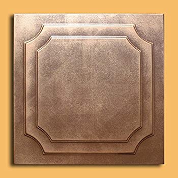 【中古】【輸入品・未使用】アンティーク天井Inc???ヤルタブロンズブラウン???Styrofoam天井タイル(パッケージ10のタイル)