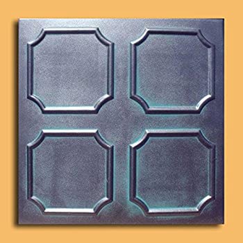 【中古】【輸入品・未使用】Antique Ceilings Inc - アルファグラファイトパティナ - 発泡スチロールシーリングタイル (タイル10枚入り)｜スカイマーケットプラス
