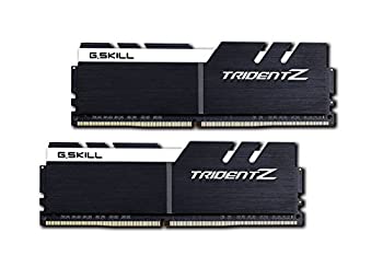【中古】【輸入品・未使用】G.Skill 32GB DDR4 Trident Z 3600Mhz PC4-28800 CL17 ホワイト/ブラック 1.35V デュアルチャネルキット (2x16GB)