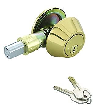 【中古】【輸入品・未使用】ProSource d101pb Single円柱モバイルホームデッドボルト、ka3、研磨真鍮|スカイマーケットプラス