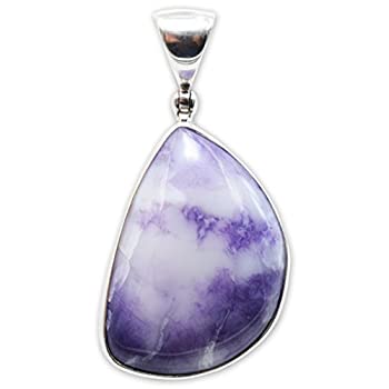 【中古】【インポート品・未当て嵌める】Stones Desire パープルオパールストーンペンダントネックレス