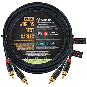 【中古】【輸入品・未使用】Gotham GAC-4/1 (黒) スタークアッドオーディオインターコネクトケーブル Amphenol ACPLブラッククロムボディ 金メッキRCAコネクター 指向性 41,919円