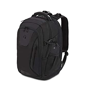 【中古】【輸入品・未使用】SWISSGEAR 5358 ScanSmart ラップトップバックパック 15インチノートパソコン対応 USB充電ポート(ブラックステルス)