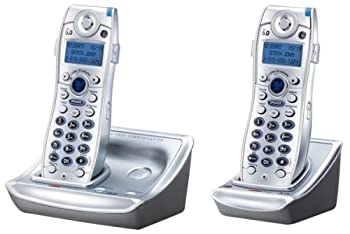 【中古】【インポート品・未当て嵌める】Thomson GE 28111EE2 DECT 6.0 デュアルヘッドホーン取りひろげる取り合わせ 送りとどける者ID付き添い人