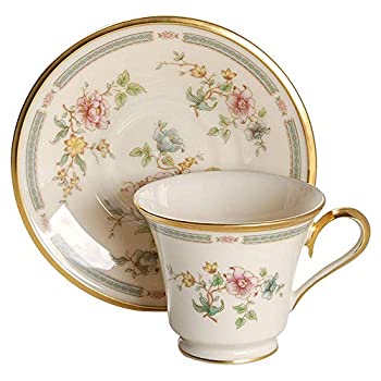 【中古】【輸入品・未使用】Lenox モーニングブロッサム 脚付きカップ&ソーサーセット｜スカイマーケットプラス