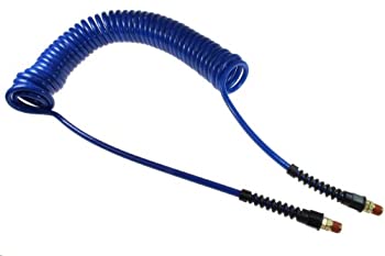 【中古】【輸入品・未使用】Coilhose Pneumatics PU14-50B-B Flexcoil Polyurethane Coiled Air Hose, 1/4-Inch ID, 50-Foot Length with (2) 1/4-Inch Reusable Strain Rel