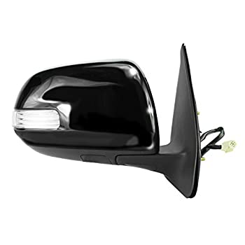 【中古】【輸入品・未使用】Fit System 助手席側ミラー トヨタ タコマ用 テクスチャブラック PTMカバー付き ウィンカー 折りたたみ パワー