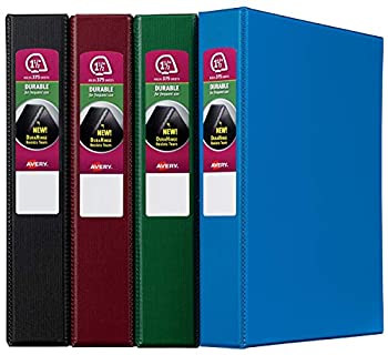 【中古】【輸入品・未使用】Avery 丈夫なバインダー 1.5インチの傾斜リング付き アソートカラー 12個入りケースパック (11358)