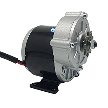 【中古】【輸入品・未使用】BEMONOC 24ボルト 350ワット MY1016Z3 ギアリダクション 電気モーター 9歯スプロケット付き