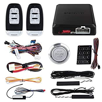 【中古】【輸入品・未使用】EASYGUARD 自動アラームPKE パッシブキーレスエントリーリモートスターターキーレスゴーパスワードエントリー近接ロック解除EC002-P3