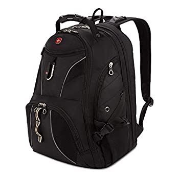 【中古】【インポート品・未当て嵌める】SwissGear 万覚え帳マイコン 黒いこと/しろがね色 17in