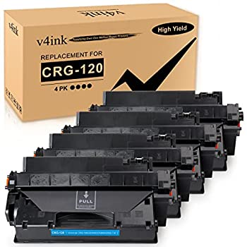 【中古】【輸入品・未使用】v4ink 1パック高Yield ( 6,900ページ) Canon 120?( 2617b001aa )互換トナーカートリッジCanon ImageClass d1120?d1320?d1350?d1150?d1180?