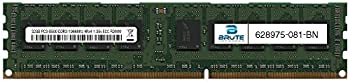 【中古】【インポート品・未当て嵌める】Brute Networks 628975-081-BN - 32GB パソコン3-8500 DDR3-1066Mhz 4Rx4 1.35v ECC書きとどめる済み RDIMM (OEM PN # 628975-081と負けず劣らず)