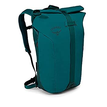 【中古】【インポート品・未当て嵌める】Osprey Packs Transporter Roll Top Laptop Backpack, Westwind Teal 141［並行輸入］