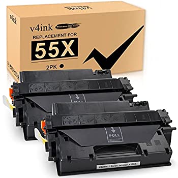 【中古】【インポート品・未当て嵌める】V4INK CE255X トナーカートリッジ 取り替えっこ用 HP 55X CE255X 55A CE255A トナー大静電容量インキ HP P3015 P3015d P3015dn P3015n P3015x M521dn M521dw