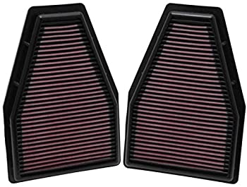 【中古】【輸入品・未使用】【並行輸入品】 K&N 純正交換 エアフィルター PORSCHE 用 [ フィルター2個入り ] 33-2484
