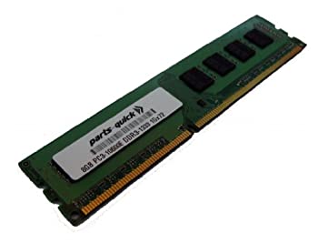 【中古】【インポート品・未当て嵌める】parts-quick HP ProLiant デシリットル360p gen8（G8）用8GBメモリアップグレードDDR3 1333 パソコン3-10600 ECC UDIMM 2rx8
