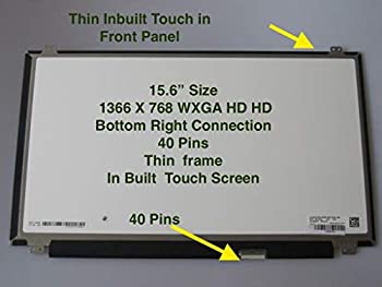【中古】【輸入品・未使用】交換用 HP 15-AC136DS 15-AC137DS 15.6インチ HD 1366x768 LCD スクリーン LED ディスプレイ タッチパネル デジタイザー 813961-001